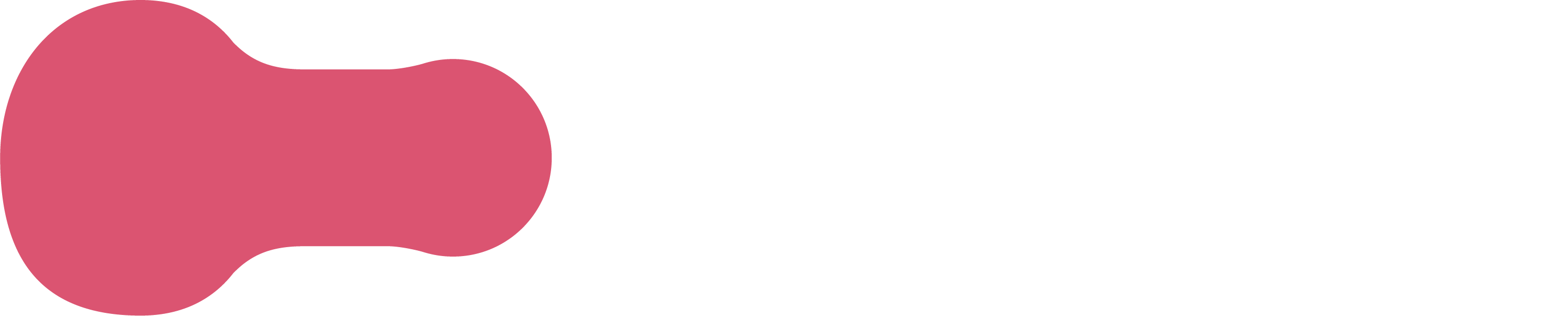 白色字體橫式logo